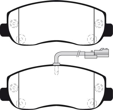 Technika 01838A - Set placute frana,frana disc aaoparts.ro