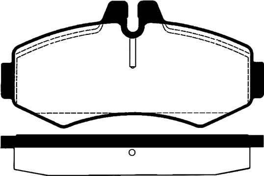 GMC 2302201 - Set placute frana,frana disc aaoparts.ro