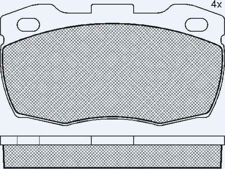 Valeo 302417 - Set placute frana,frana disc aaoparts.ro