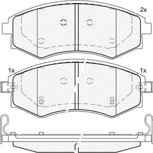 Technika 01734A - Set placute frana,frana disc aaoparts.ro