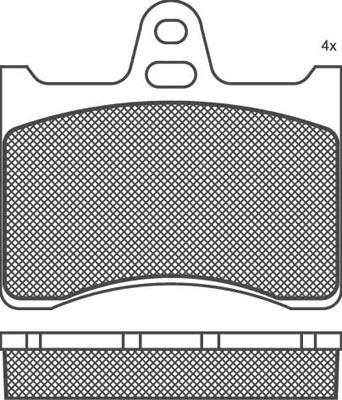 Technika 02038 - Set placute frana,frana disc aaoparts.ro