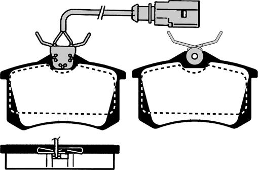 GMC 2355403 - Set placute frana,frana disc aaoparts.ro