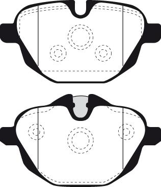 BMW 34 21 8 847 062 - Set placute frana,frana disc aaoparts.ro