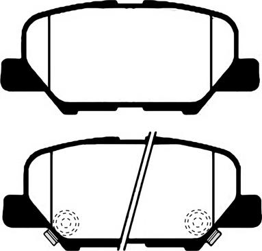 GMC 2568801 - Set placute frana,frana disc aaoparts.ro