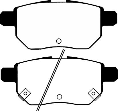 GMC 2461001 - Set placute frana,frana disc aaoparts.ro