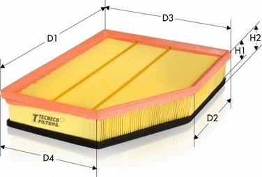 Tecneco Filters AR29021PM-S - Filtru aer aaoparts.ro