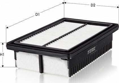 Tecneco Filters AR25002PM-J - Filtru aer aaoparts.ro