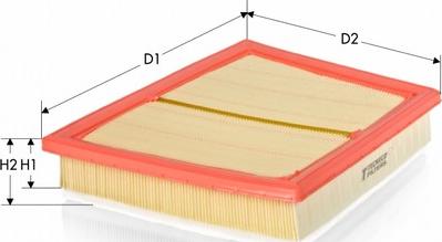 Tecneco Filters AR22017PM-S - Filtru aer aaoparts.ro