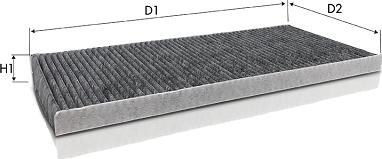 Tecneco Filters CK1297C - Filtru, aer habitaclu aaoparts.ro