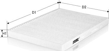 Tecneco Filters CK8869 - Filtru, aer habitaclu aaoparts.ro