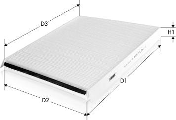 Tecneco Filters CK1262 - Filtru, aer habitaclu aaoparts.ro