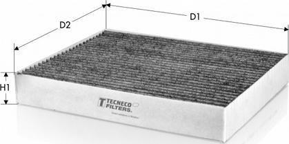 Tecneco Filters CK28001-C - Filtru, aer habitaclu aaoparts.ro