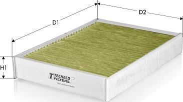 Tecneco Filters CKA26010 - Filtru, aer habitaclu aaoparts.ro