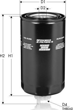 Tecneco Filters GS3401 - Filtru combustibil aaoparts.ro