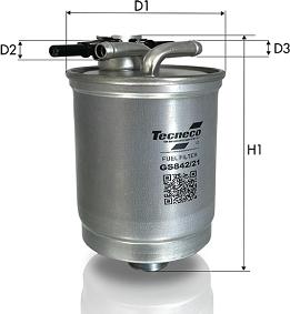 Tecneco Filters GS842/21 - Filtru combustibil aaoparts.ro