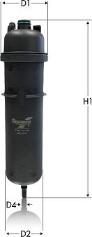 Tecneco Filters GS3017P - Filtru combustibil aaoparts.ro