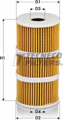 Tecneco Filters OL0389/1-E - Filtru ulei aaoparts.ro