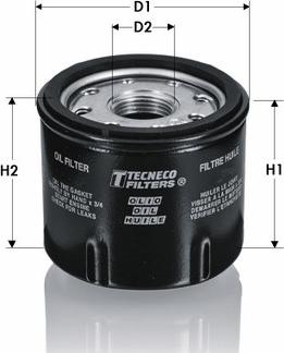 Tecneco Filters OL289 - Filtru ulei aaoparts.ro