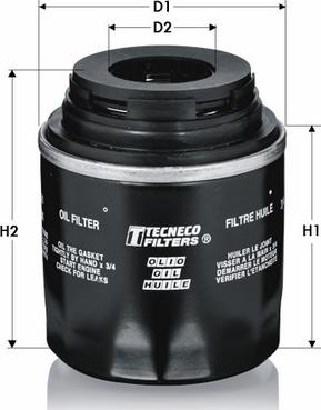 Tecneco Filters OL712/94 - Filtru ulei aaoparts.ro
