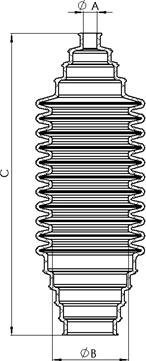 Tedgum 00679065 - Capac protectie / Burduf, amortizor aaoparts.ro