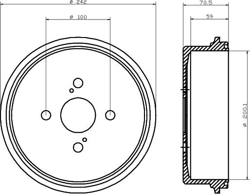 Textar 94021700 - Tambur frana aaoparts.ro