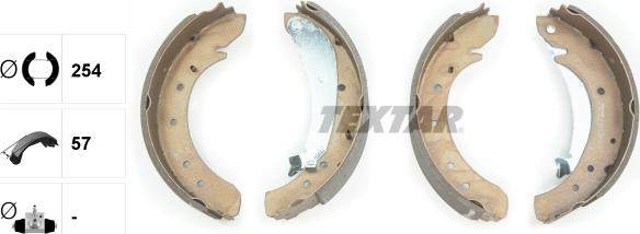 Textar 91049600 - Set saboti frana aaoparts.ro