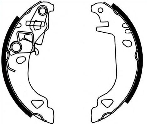 Textar 91049200 - Set saboti frana aaoparts.ro