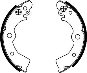 Textar 91045300 - Set saboti frana aaoparts.ro