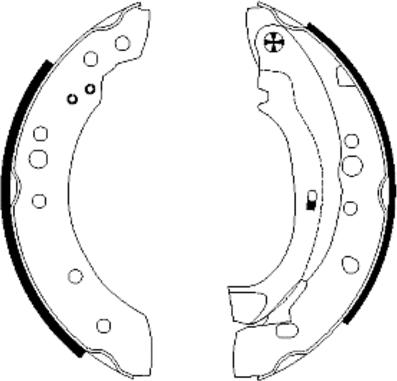 Textar 91059800 - Set saboti frana aaoparts.ro