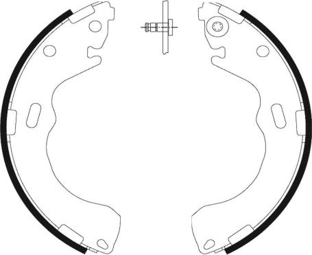 Textar 91055500 - Set saboti frana aaoparts.ro