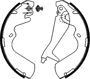 Textar 91055300 - Set saboti frana aaoparts.ro