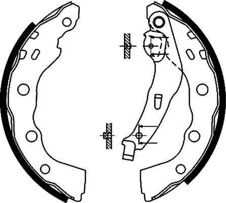 Textar 91056400 - Set saboti frana aaoparts.ro