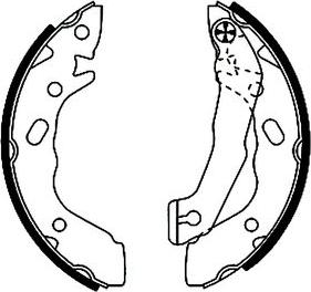 Textar 91051600 - Set saboti frana aaoparts.ro