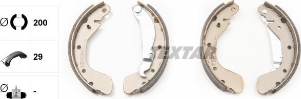 Textar 91058100 - Set saboti frana aaoparts.ro