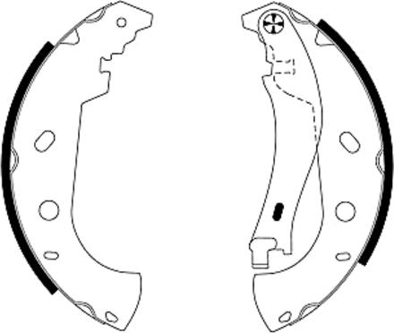 Textar 91053100 - Set saboti frana aaoparts.ro