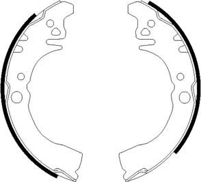 Textar 91057500 - Set saboti frana aaoparts.ro