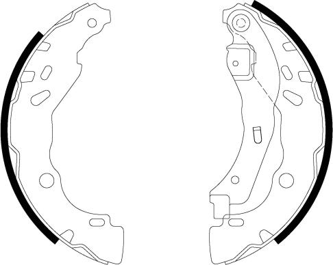 Textar 91083200 - Set saboti frana aaoparts.ro