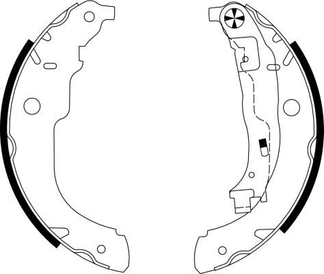 Textar 91067200 - Set saboti frana aaoparts.ro