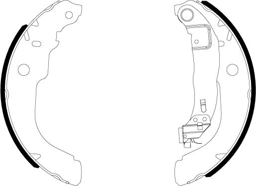 Textar 91084300 - Set saboti frana aaoparts.ro