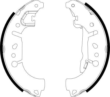 Textar 91081500 - Set saboti frana aaoparts.ro