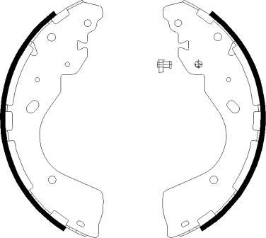 Textar 91081800 - Set saboti frana aaoparts.ro