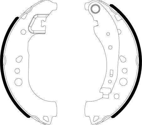 Textar 91081700 - Set saboti frana aaoparts.ro