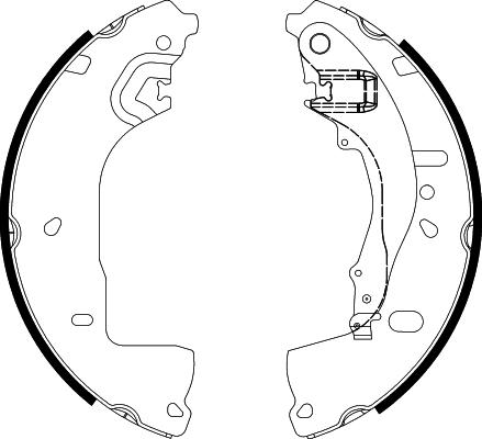 Textar 91088100 - Set saboti frana aaoparts.ro