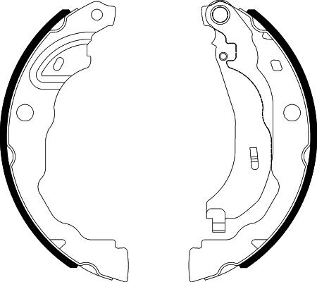 Textar 91088200 - Set saboti frana aaoparts.ro