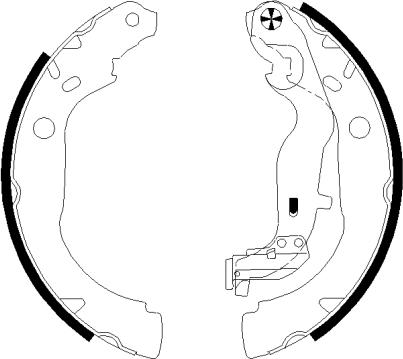 Textar 91082900 - Set saboti frana aaoparts.ro