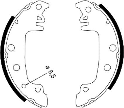 Textar 91029200 - Set saboti frana aaoparts.ro