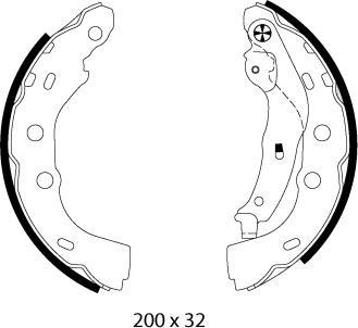 Textar 91074800 - Set saboti frana aaoparts.ro