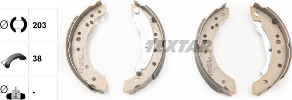 Textar 91071400 - Set saboti frana aaoparts.ro