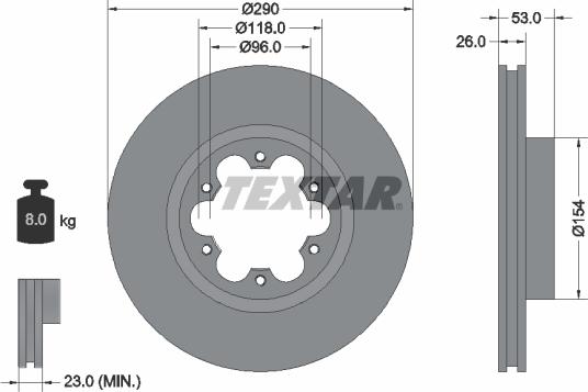 Textar 93240600 - Disc frana aaoparts.ro