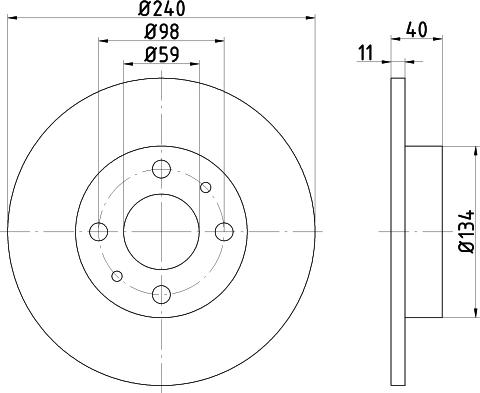 Textar 92041400 - Disc frana aaoparts.ro